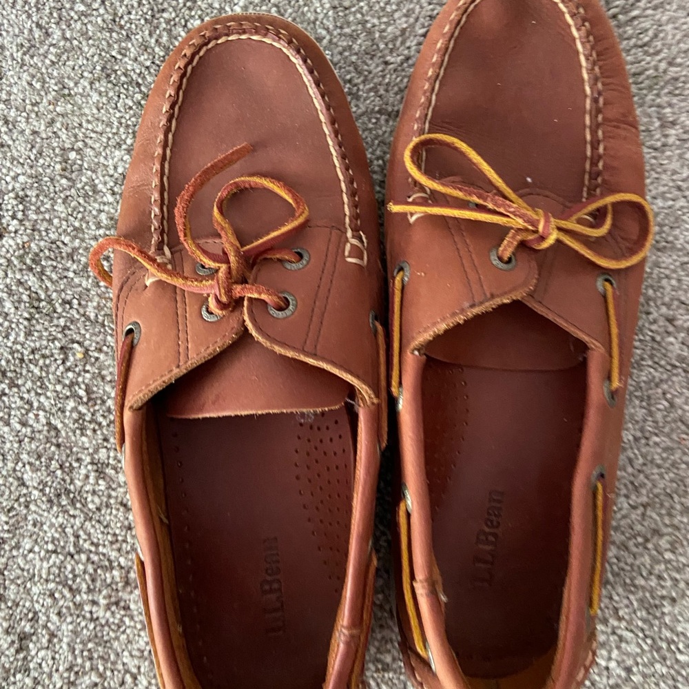 LL Bean boat shoes
